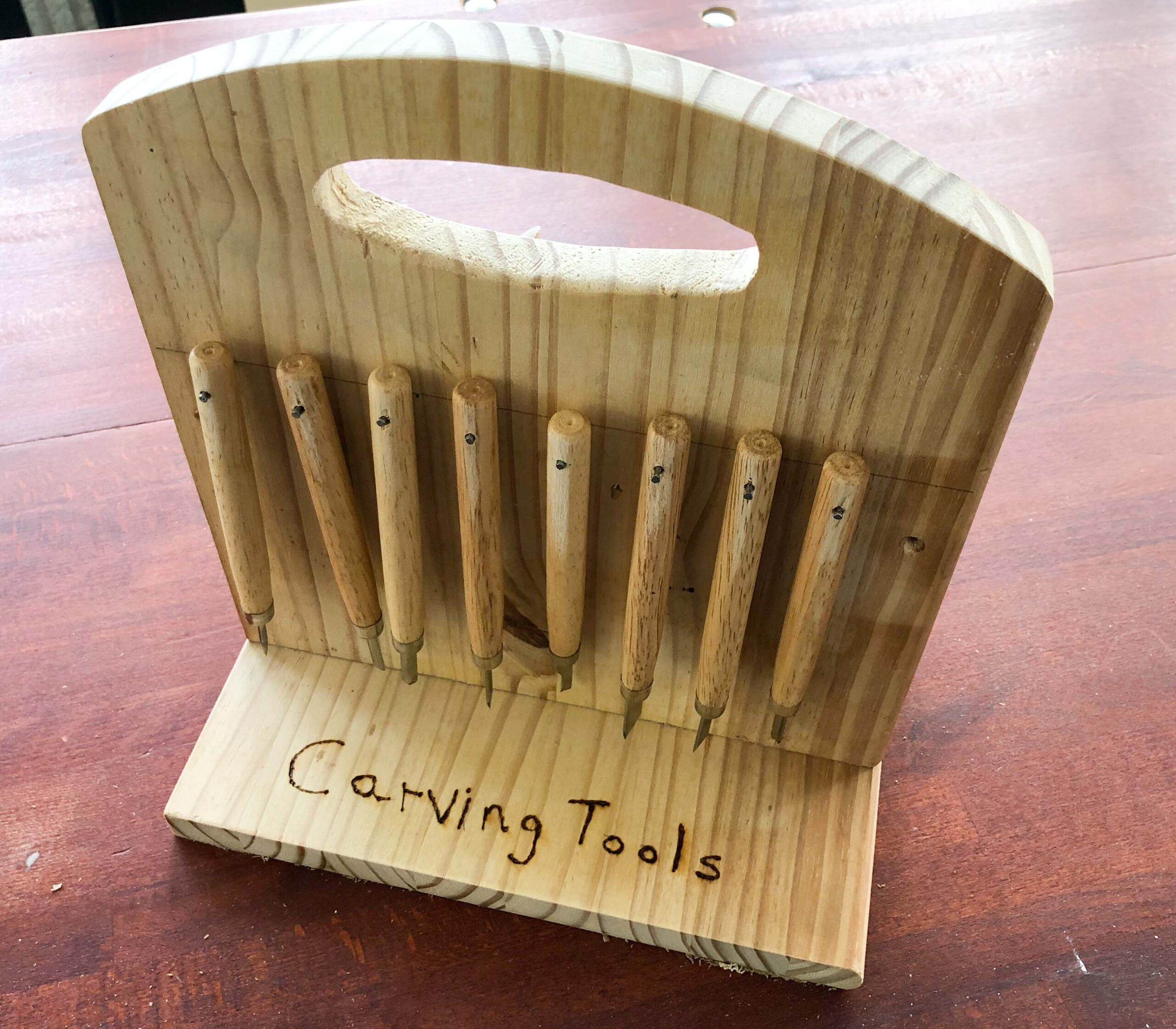 Keith carving tool rack-1973