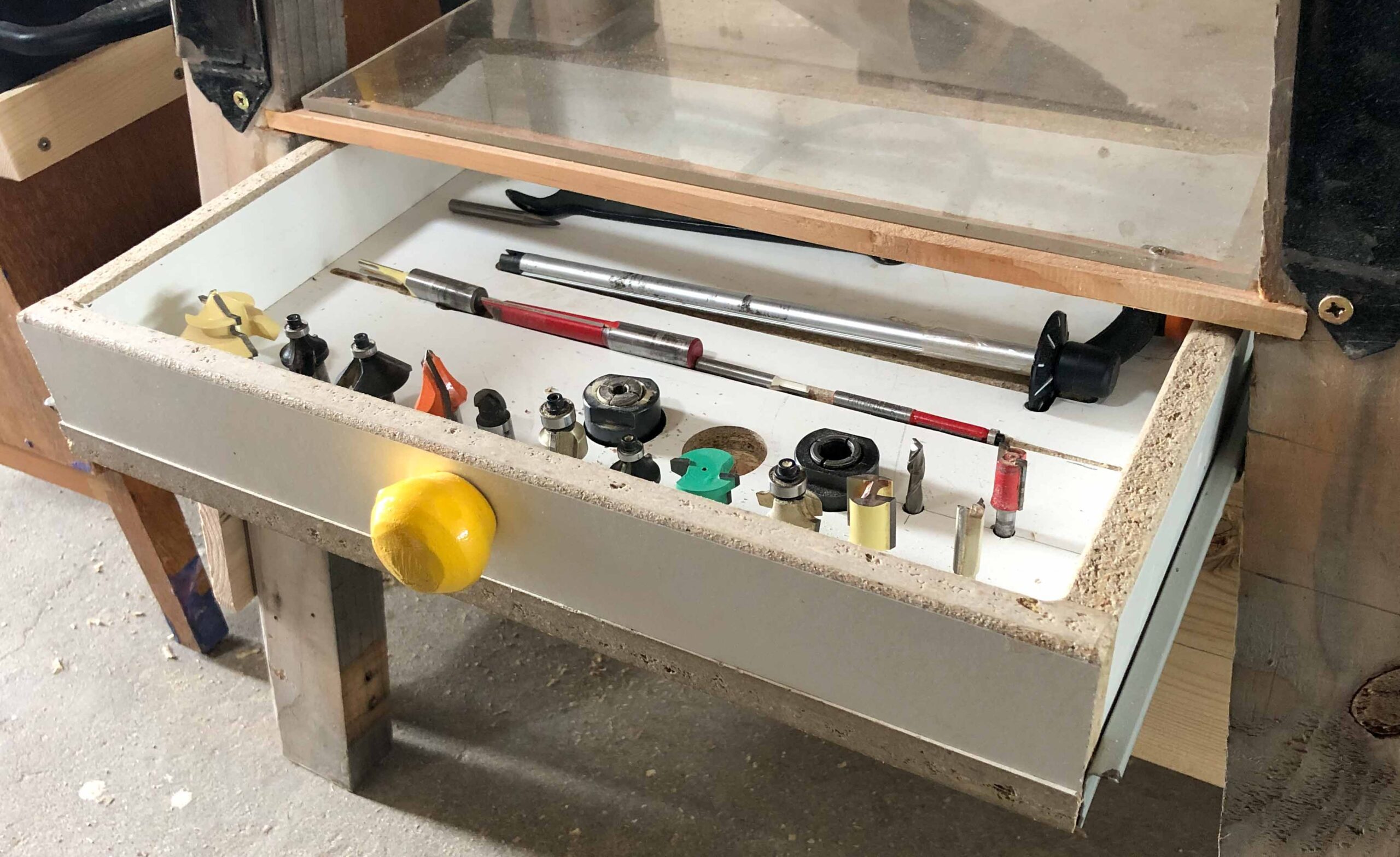 Rob router drawer