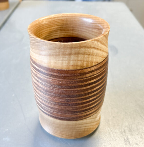 Peter banded ply and found wood bowl Peter banded ply and found wood bowl