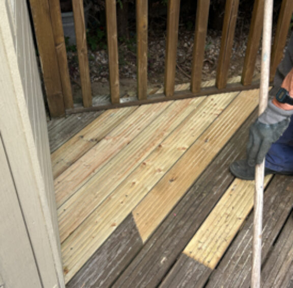 Decking new boards