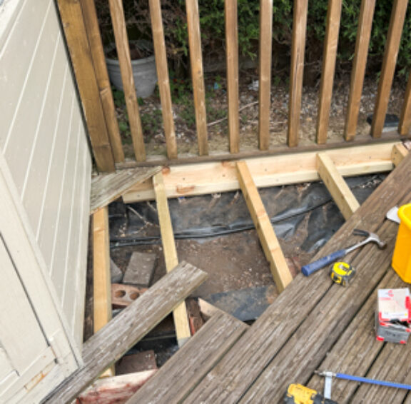 Decking new structure